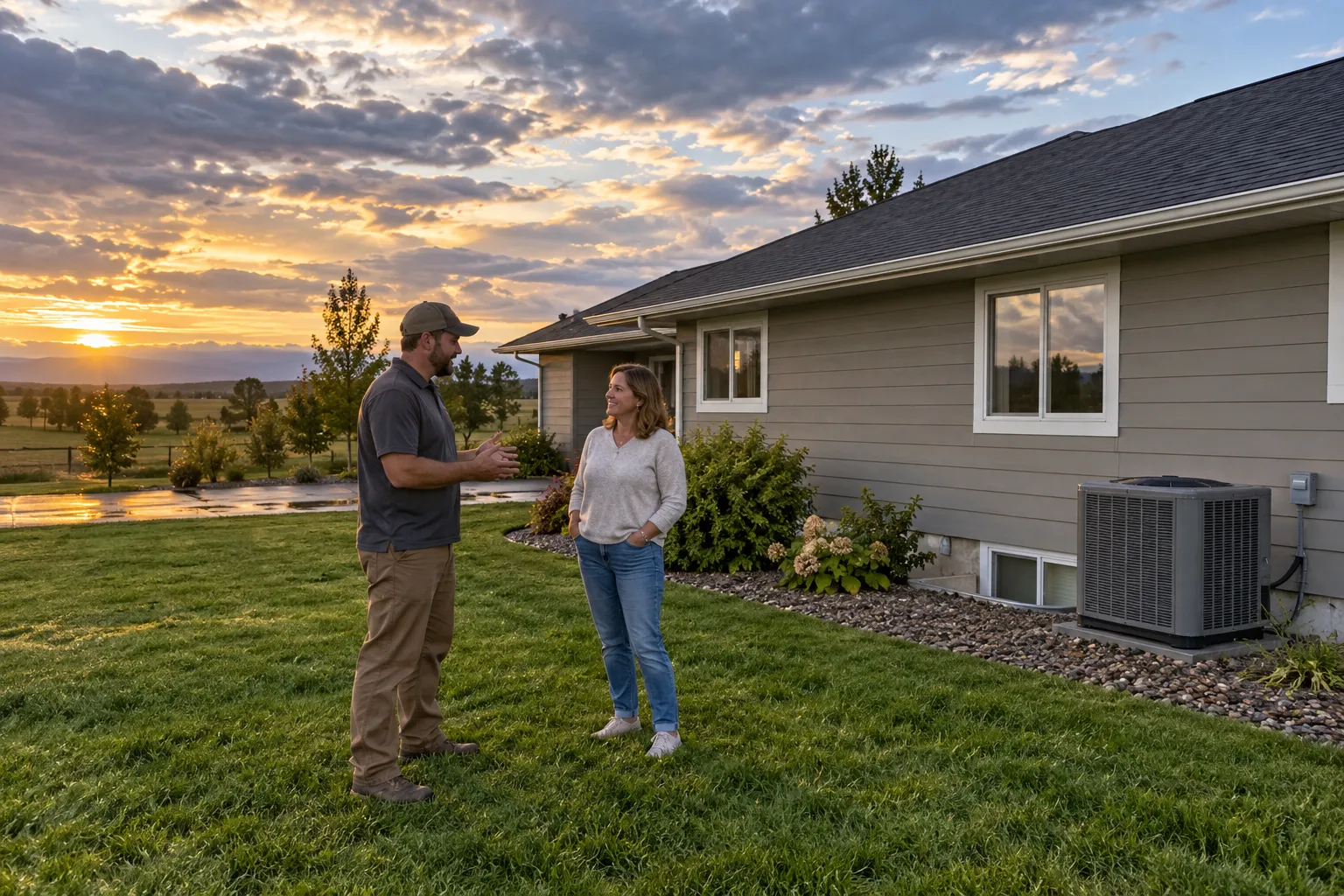 A frame-built home with a storm cellar and wide lot in the Overland Park area